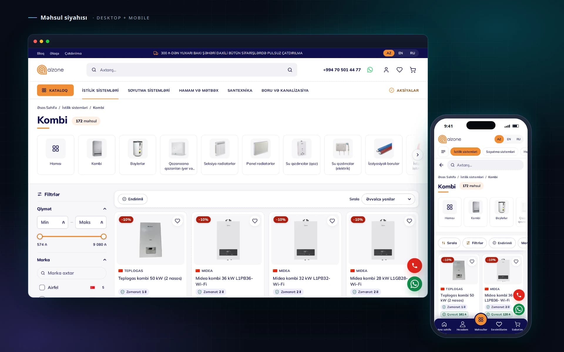 Alzone — Shop für Heizung, Sanitär und Rohrsysteme — 2